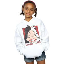 Disney - Sweat à capuche - Fille (Blanc)