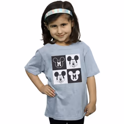 Disney - T-shirt - Fille (Gris chiné)