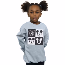 Disney - Sweat - Fille (Gris chiné)