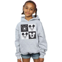 Disney - Sweat à capuche - Fille (Gris chiné)
