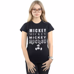 Disney - T-shirt - Femme (Noir)