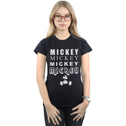 Disney - T-shirt - Femme (Noir)