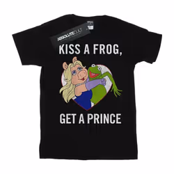 Disney - T-shirt THE MUPPETS KISS A FROG - Homme (Noir)