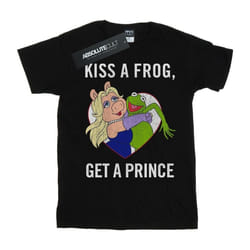 Disney - T-shirt THE MUPPETS KISS A FROG - Homme (Noir)