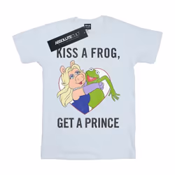 Disney - T-shirt THE MUPPETS KISS A FROG - Homme (Blanc)