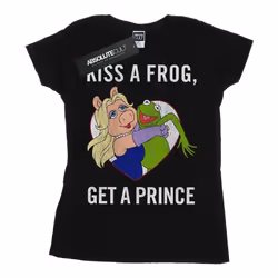 Disney - T-shirt THE MUPPETS KISS A FROG - Femme (Noir)