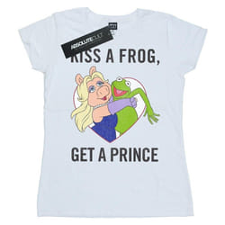 Disney - T-shirt THE MUPPETS KISS A FROG - Femme (Blanc)