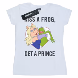 Disney - T-shirt THE MUPPETS KISS A FROG - Femme (Blanc)
