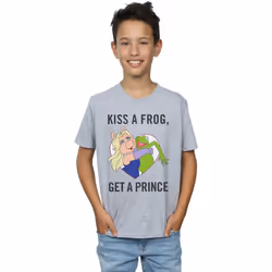 Disney - T-shirt THE MUPPETS KISS A FROG - Garçon (Gris chiné)
