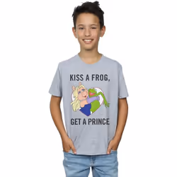 Disney - T-shirt THE MUPPETS KISS A FROG - Garçon (Gris chiné)