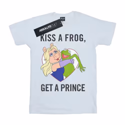 Disney - T-shirt THE MUPPETS KISS A FROG - Fille (Blanc)