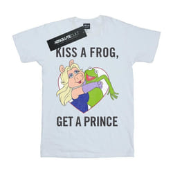 Disney - T-shirt THE MUPPETS KISS A FROG - Fille (Blanc)