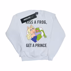 Disney - Sweat THE MUPPETS KISS A FROG - Fille (Blanc)