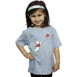 Disney - T-shirt - Fille (Gris chiné)