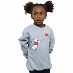 Disney - Sweat - Fille (Gris chiné)