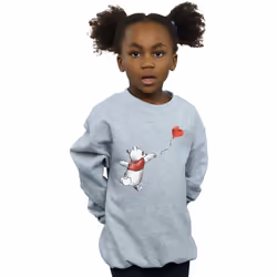 Disney - Sweat - Fille (Gris chiné)