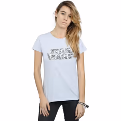 Star Wars - T-shirt - Femme (Gris chiné)