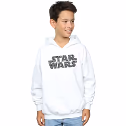 Star Wars - Sweat à capuche - Garçon (Blanc)