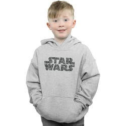 Star Wars - Sweat à capuche - Garçon (Gris chiné)