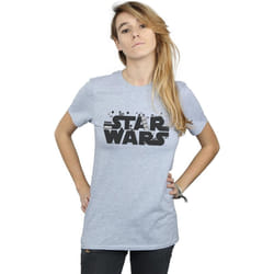 Star Wars - T-shirt - Femme (Gris chiné)
