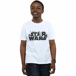 Star Wars - T-shirt - Garçon (Blanc)