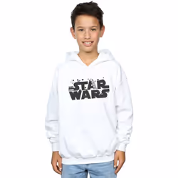 Star Wars - Sweat à capuche - Garçon (Blanc)