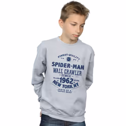 Marvel - Sweat FINEST QUALITY - Garçon (Gris chiné)