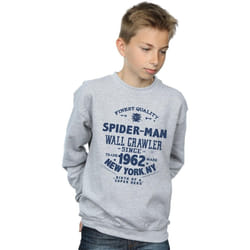 Marvel - Sweat FINEST QUALITY - Garçon (Gris chiné)