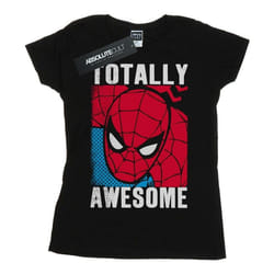 Marvel - T-shirt TOTALLY AWESOME - Femme (Noir)