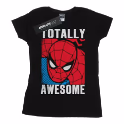 Marvel - T-shirt TOTALLY AWESOME - Femme (Noir)