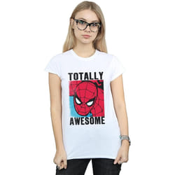 Marvel - T-shirt TOTALLY AWESOME - Femme (Blanc)