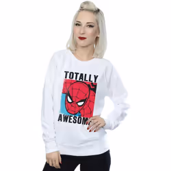 Marvel - Sweat TOTALLY AWESOME - Femme (Blanc)