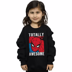 Marvel - Sweat TOTALLY AWESOME - Fille (Noir)