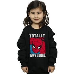 Marvel - Sweat TOTALLY AWESOME - Fille (Noir)