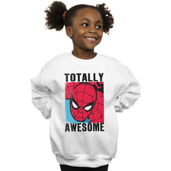 Marvel - Sweat TOTALLY AWESOME - Fille (Blanc)