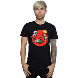 Marvel - T-shirt AVENGERS READY STEADY WAR - Homme (Noir)