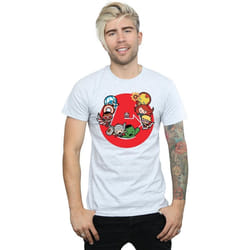 Marvel - T-shirt AVENGERS READY STEADY WAR - Homme (Gris chiné)