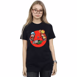 Marvel - T-shirt AVENGERS READY STEADY WAR - Femme (Noir)