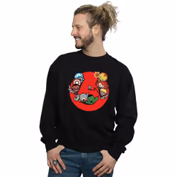 Marvel - Sweat AVENGERS READY STEADY WAR - Homme (Noir)