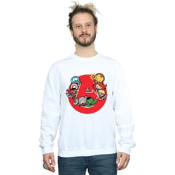 Marvel - Sweat AVENGERS READY STEADY WAR - Homme (Blanc)