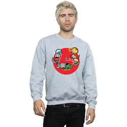Marvel - Sweat AVENGERS READY STEADY WAR - Homme (Gris chiné)