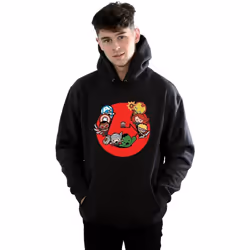 Marvel - Sweat à capuche AVENGERS READY STEADY WAR - Homme (Noir)