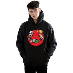 Marvel - Sweat à capuche AVENGERS READY STEADY WAR - Homme (Noir)