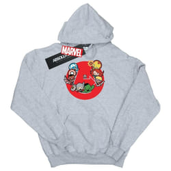 Marvel - Sweat à capuche AVENGERS READY STEADY WAR - Homme (Gris chiné)