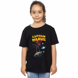 Marvel - T-shirt - Fille (Noir)