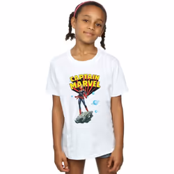 Marvel - T-shirt - Fille (Blanc)