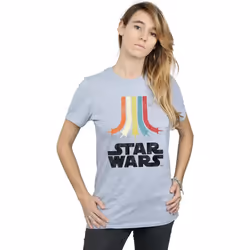 Star Wars - T-shirt RAINBOW - Femme (Gris chiné)