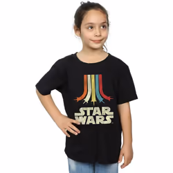Star Wars - T-shirt - Fille (Noir)