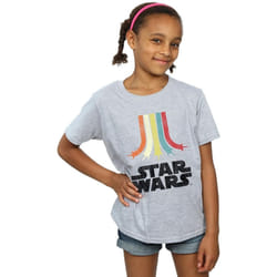 Star Wars - T-shirt - Fille (Gris chiné)