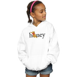 Disney - Sweat à capuche - Fille (Blanc)